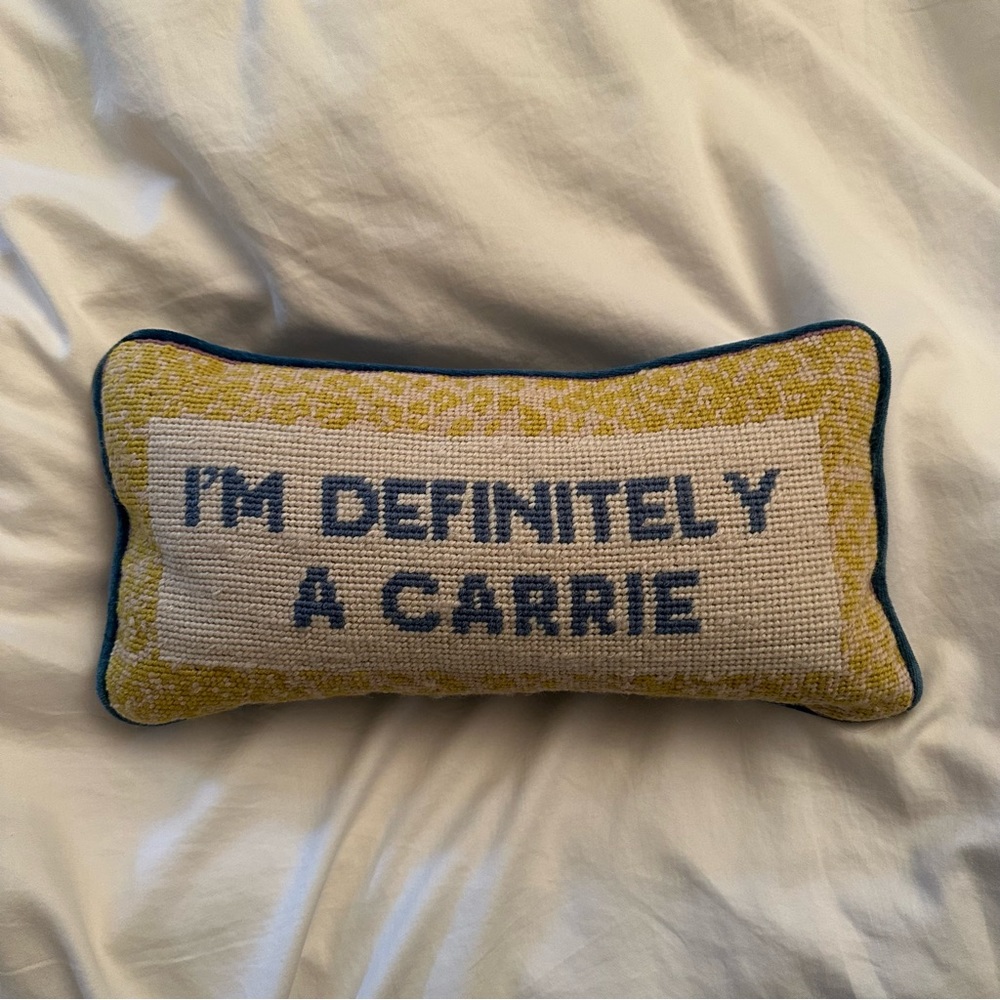 I’m Definitely A Carrie - Sex & the City Throw Pillow